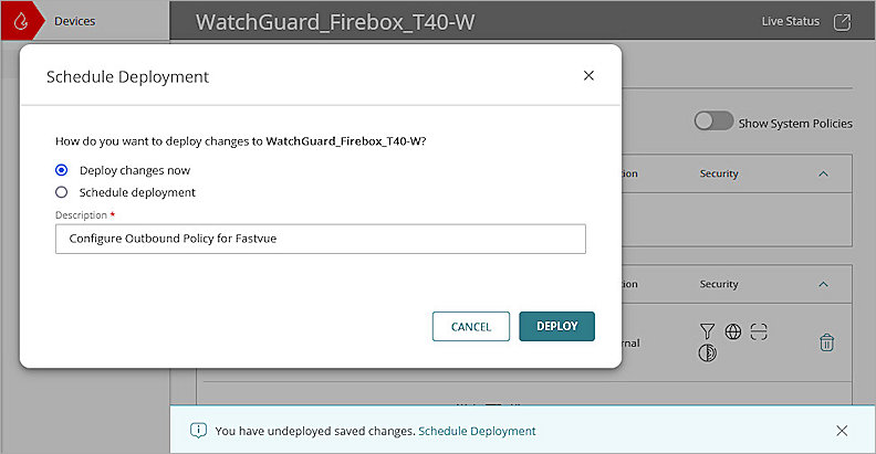 Screenshot of Cloud-Firebox, Configure Outbound Policy 7